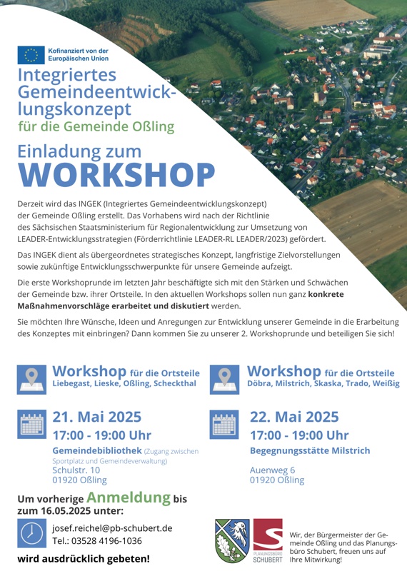 Workshop zum Gemeindeentwicklungskonzept